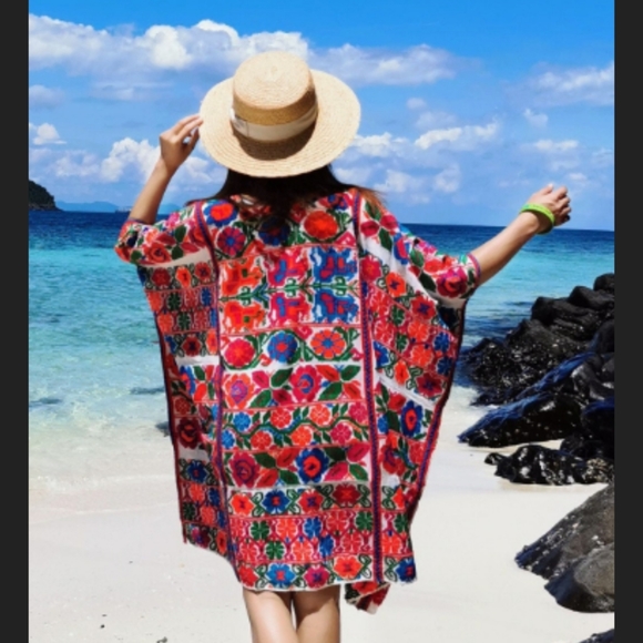 RARE COLLECTOR'S ITEM - One of a Kind, True Vintage Amuzgo Mexican Huipil - Picture 3 of 10